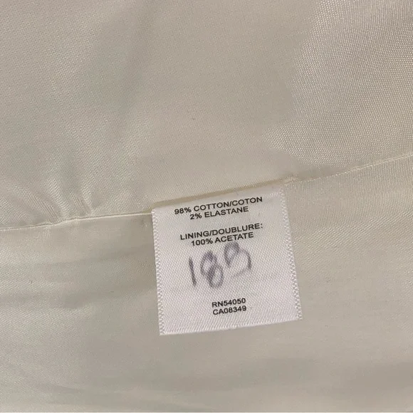 Robert Rodriguez White Jacket with Silver Beaded Back NWT - Picture 9 of 11